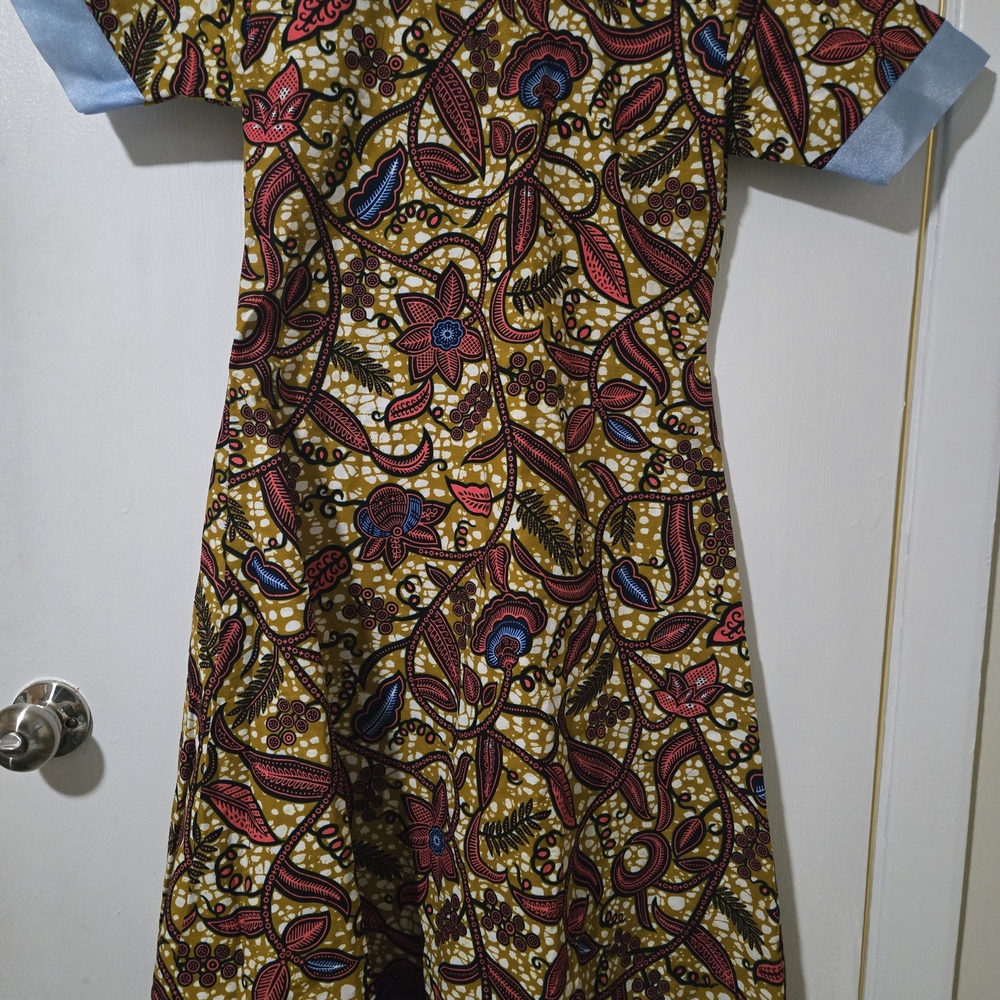 Floral Patterned Midi Dress